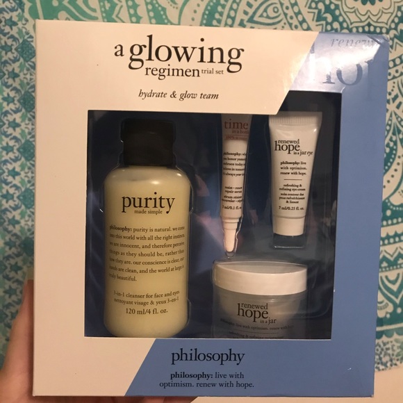 Philosophy Other - philosophy glowing regimen skincare set